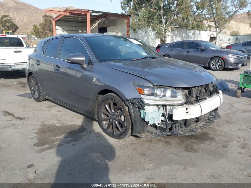 2013 LEXUS CT 200H #3056062948