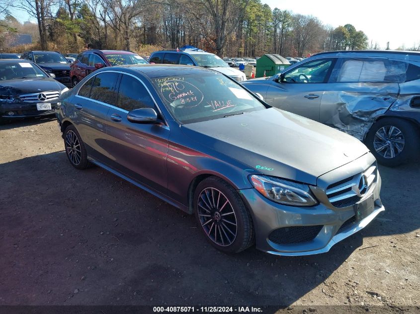 2018 MERCEDES-BENZ C 300 4MATIC #3052074862