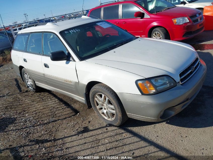 2001 SUBARU OUTBACK #3035094264