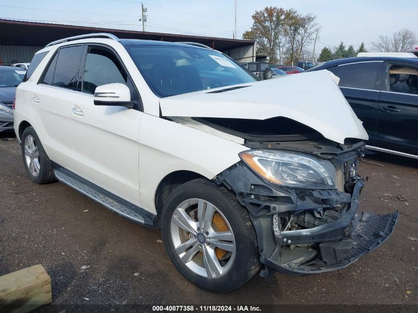 2015 MERCEDES-BENZ ML 350 4MATIC #3069980881