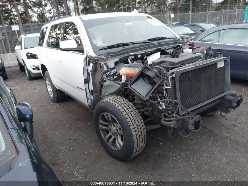 2020 CHEVROLET TAHOE 4WD LT #3035094239