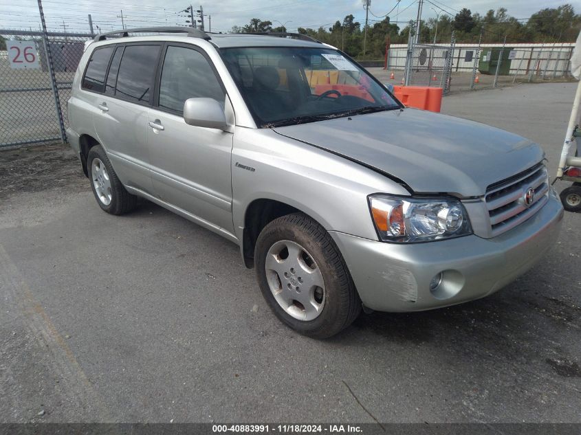 2004 TOYOTA HIGHLANDER LIMITED V6 #2992828937