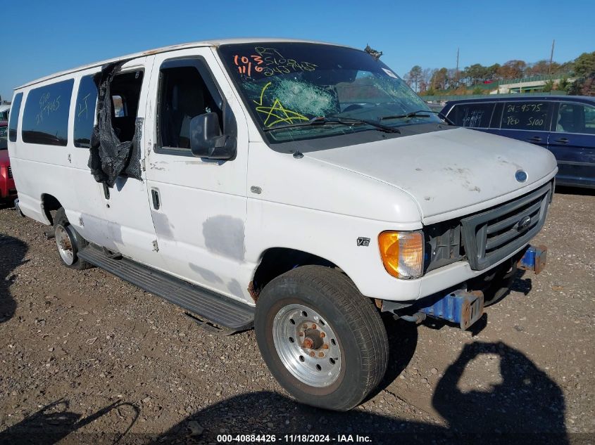 2001 FORD E-350 SUPER DUTY XL/XLT #3052074999