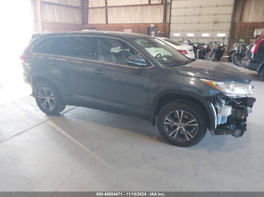 2019 TOYOTA HIGHLANDER LE #3035070716