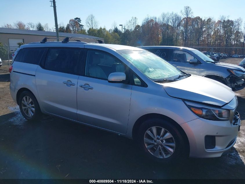 2017 KIA SEDONA LX #3042556164