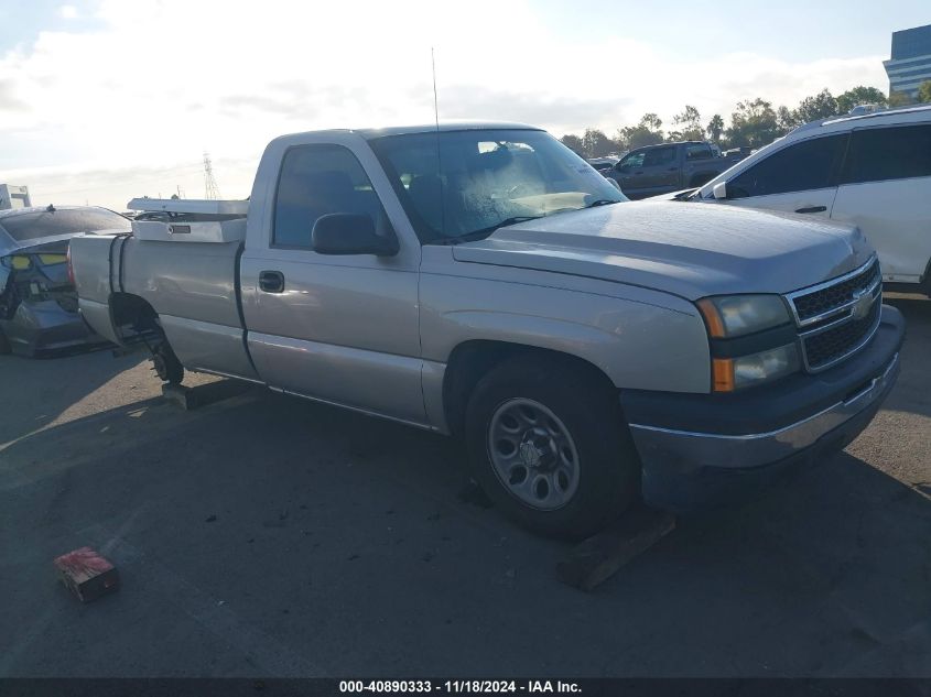 2006 CHEVROLET SILVERADO 1500 WORK TRUCK #3035093862