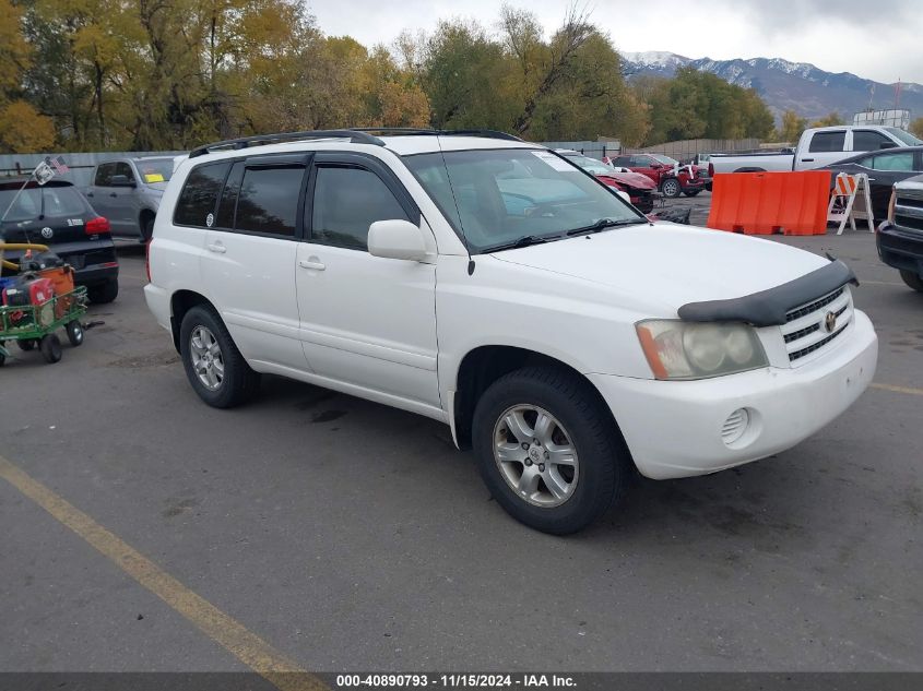 2001 TOYOTA HIGHLANDER V6 #3035089207