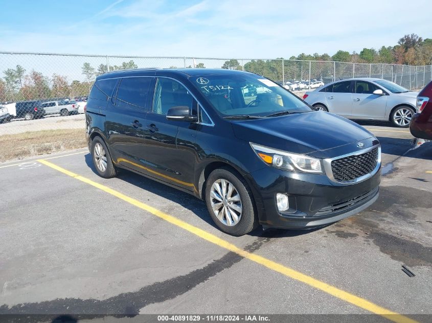 2015 KIA SEDONA EX #3021947294