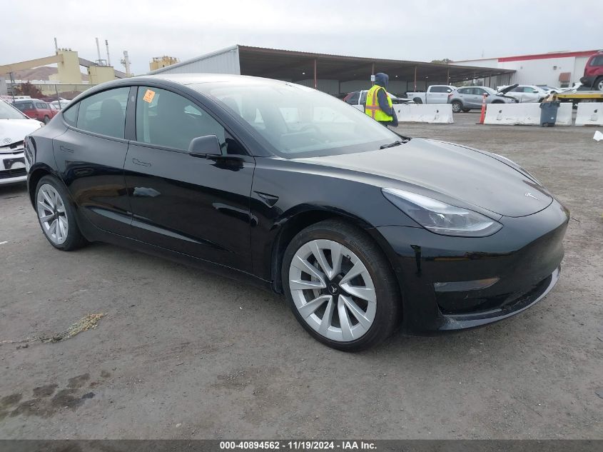 2022 TESLA MODEL 3 LONG RANGE DUAL MOTOR ALL-WHEEL DRIVE #3035093784