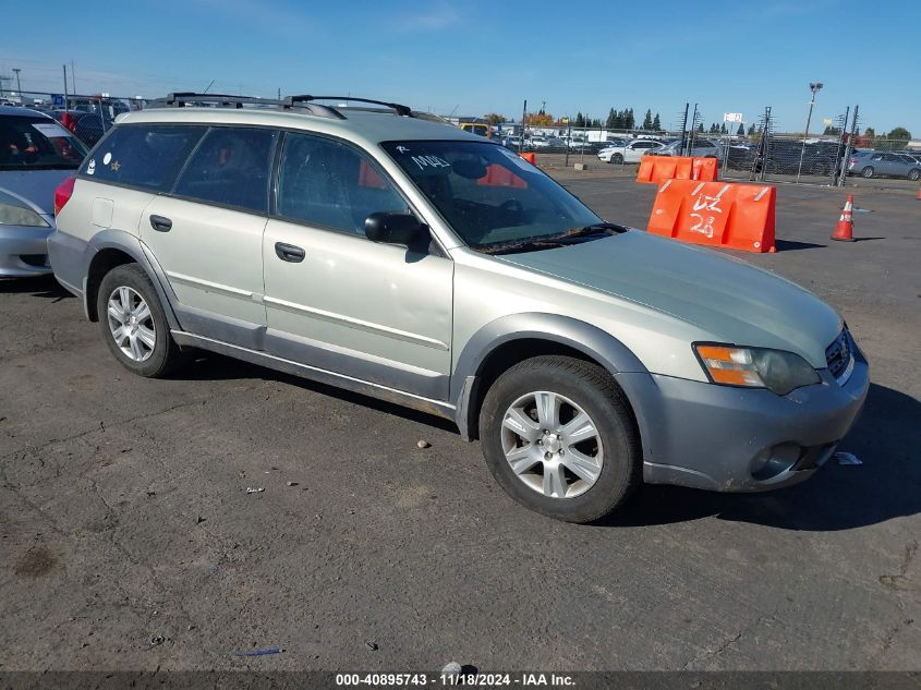 2005 SUBARU OUTBACK 2.5I #3035093762