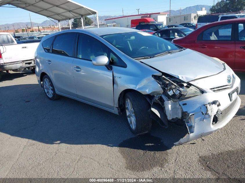 2012 TOYOTA PRIUS V FIVE #3035094126