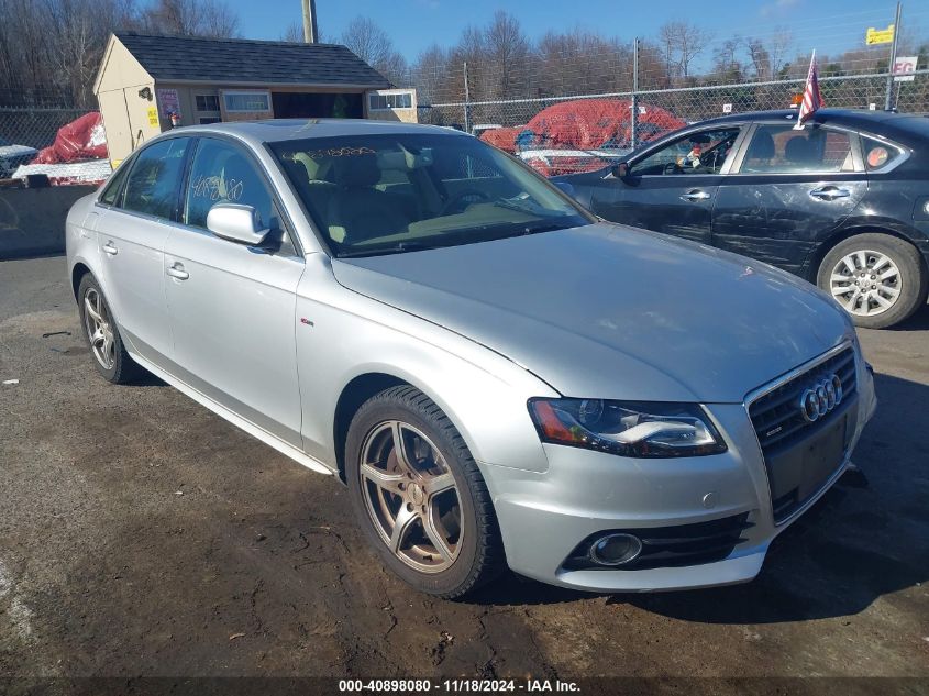 2012 AUDI A4 2.0T PREMIUM #3054286339