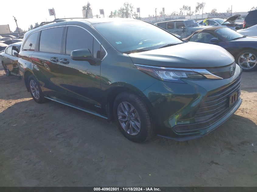 2021 TOYOTA SIENNA LE #3035093992