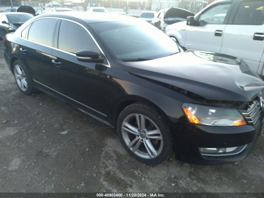 2013 VOLKSWAGEN PASSAT 2.0L TDI SE #3035082524