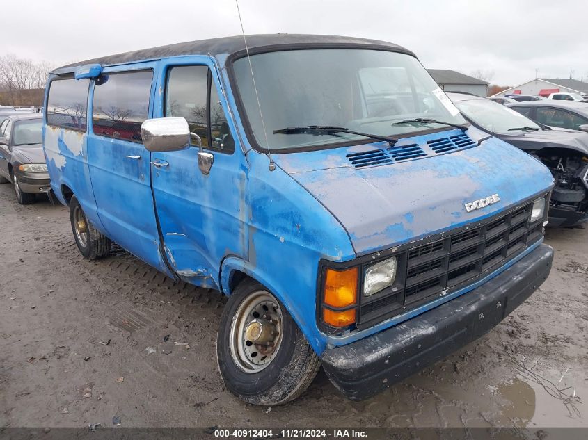 1992 DODGE RAM WAGON B350 #3052074713