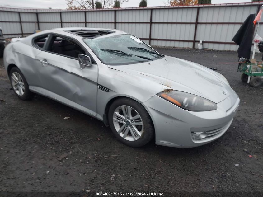 2008 HYUNDAI TIBURON GS #3056062869