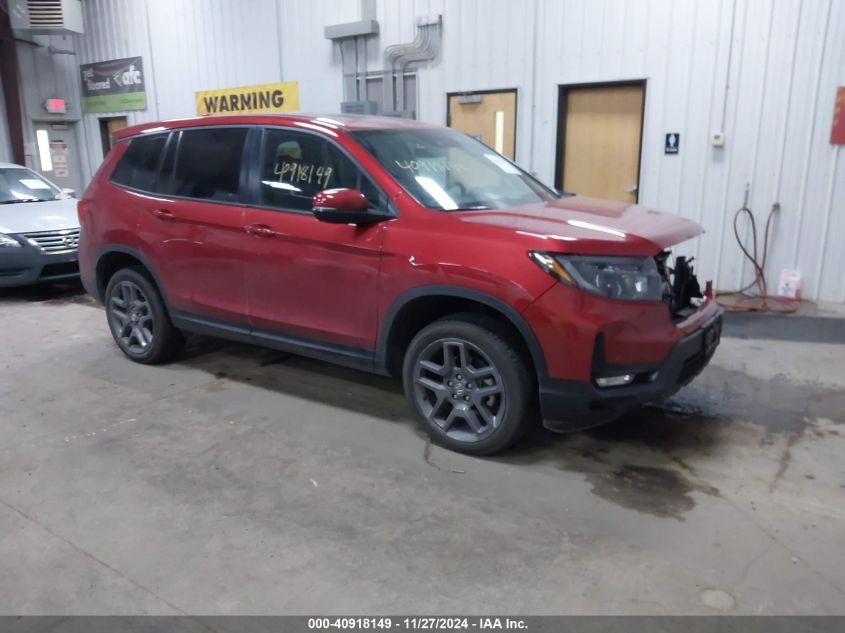 2022 HONDA PASSPORT AWD EX-L #3050083191