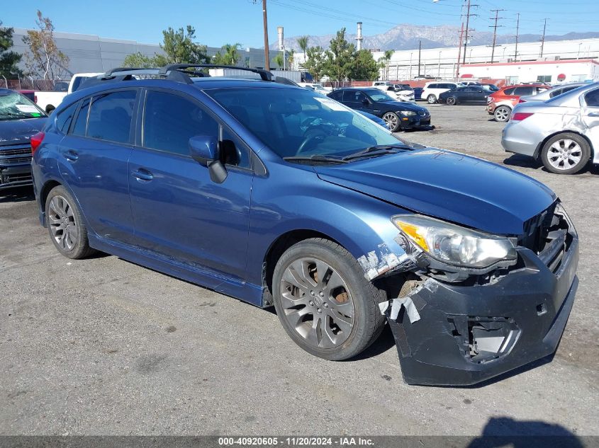 2012 SUBARU IMPREZA 2.0I SPORT PREMIUM #3073654888