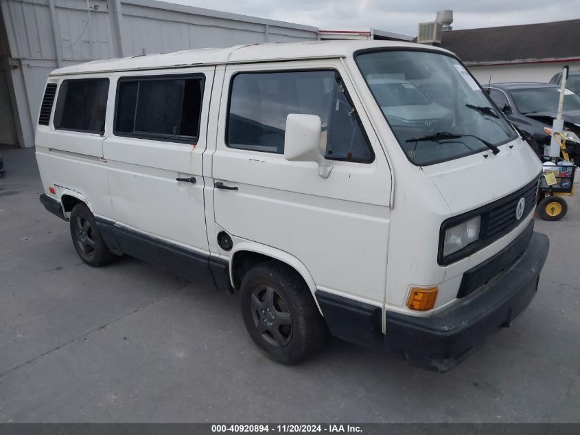 1990 VOLKSWAGEN VANAGON BUS #3035070249