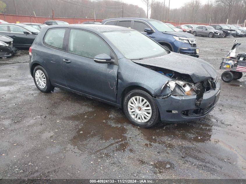 2010 VOLKSWAGEN GOLF 2-DOOR #3037541403