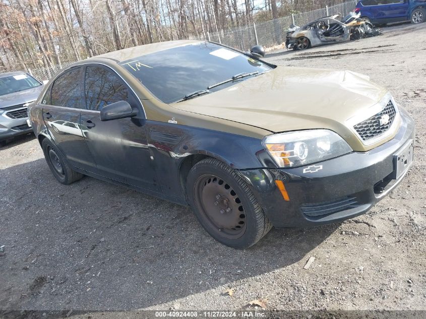 2012 CHEVROLET CAPRICE POLICE #3037541393