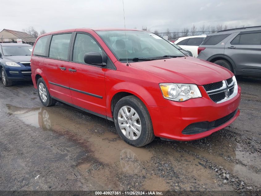 2016 DODGE GRAND CARAVAN AMERICAN VALUE PKG #3007837240