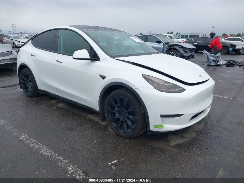 2021 TESLA MODEL Y LONG RANGE DUAL MOTOR ALL-WHEEL DRIVE #3035093721