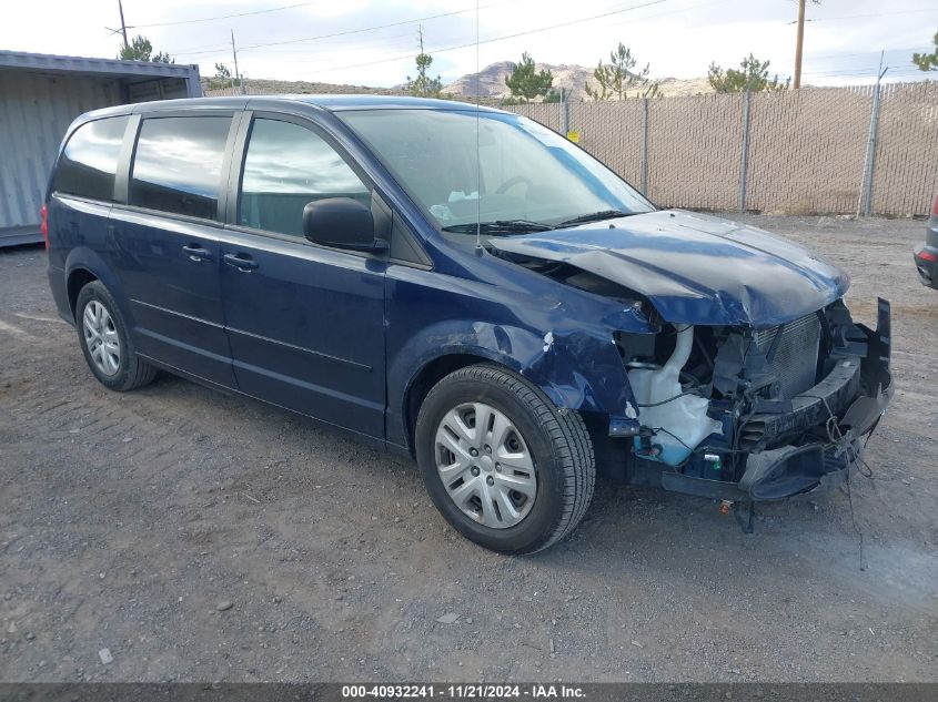 2016 DODGE GRAND CARAVAN SE #3037522787