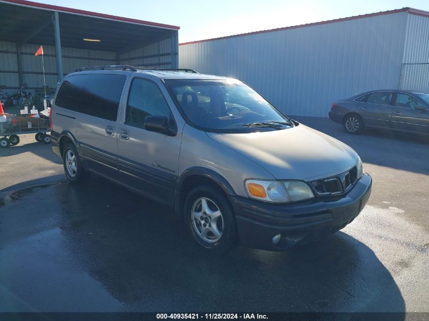 2001 PONTIAC MONTANA M16 W/1SD PKG. #3037540794