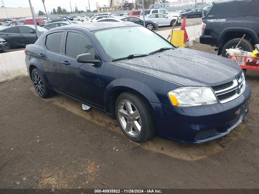 2013 DODGE AVENGER SE #3035093641