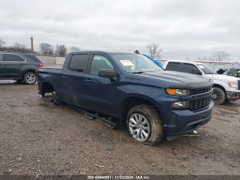 2021 CHEVROLET SILVERADO 1500 4WD  SHORT BED CUSTOM #3037540486