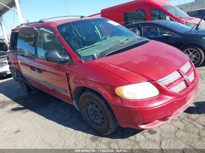 2006 DODGE GRAND CARAVAN SE #3050074082