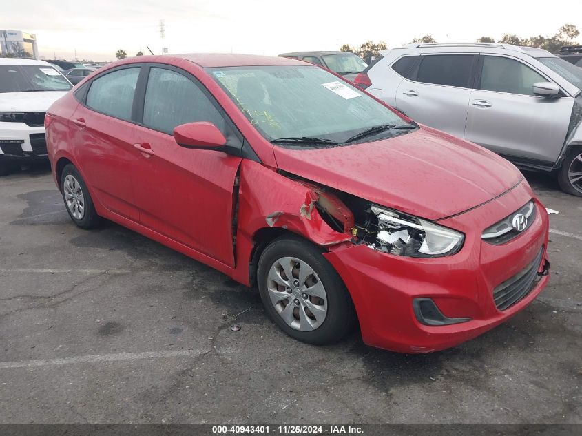 2016 HYUNDAI ACCENT SE #3035093580