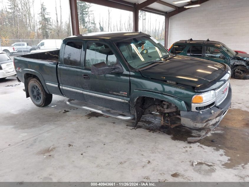 2002 GMC SIERRA 2500HD SLE #3035093575