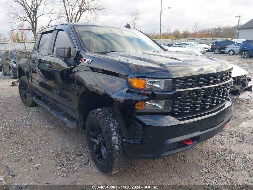 2021 CHEVROLET SILVERADO 1500 4WD  SHORT BED CUSTOM TRAIL BOSS #3034053356