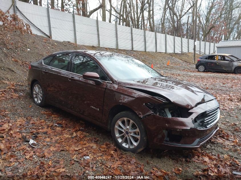 2019 FORD FUSION HYBRID SE #3045352453