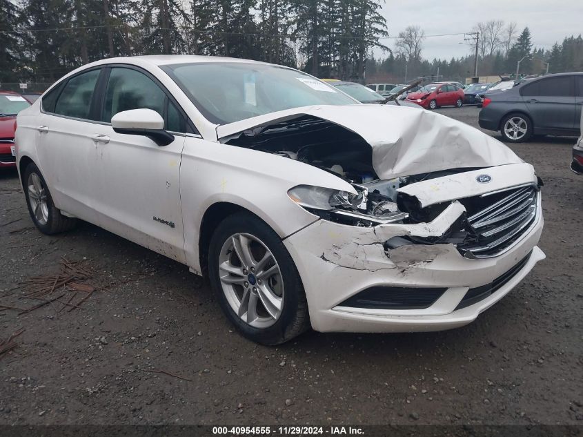 2018 FORD FUSION HYBRID SE #3050074163