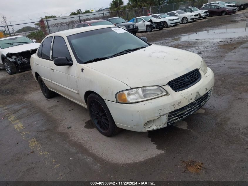 2001 NISSAN SENTRA XE/GXE #3034052786