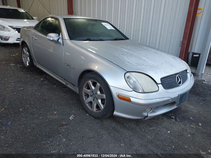 2003 MERCEDES-BENZ SLK 230 KOMPRESSOR #3034052486