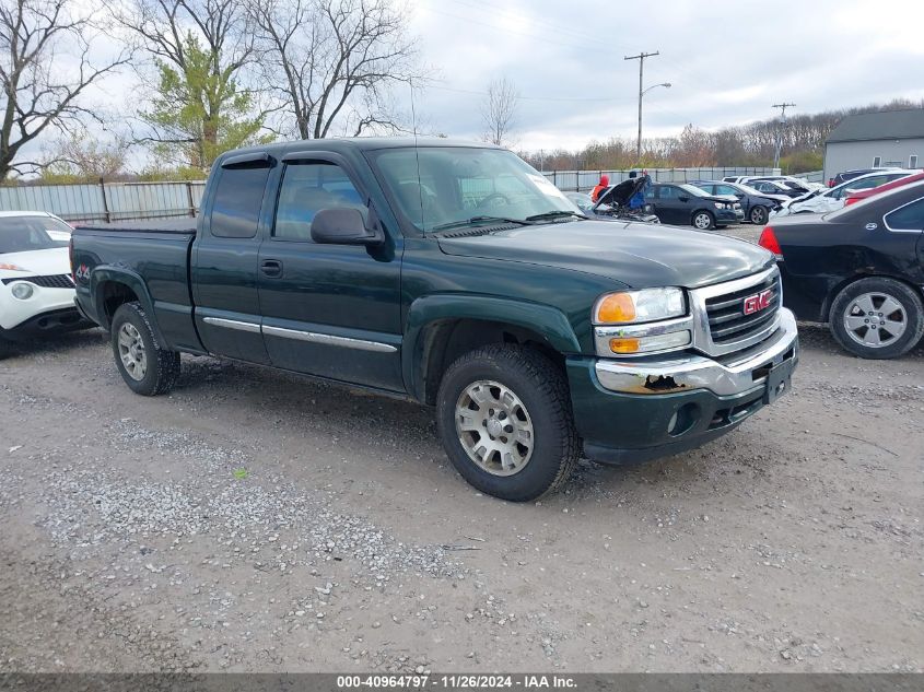 2006 GMC SIERRA 1500 SLE1 #3025485923