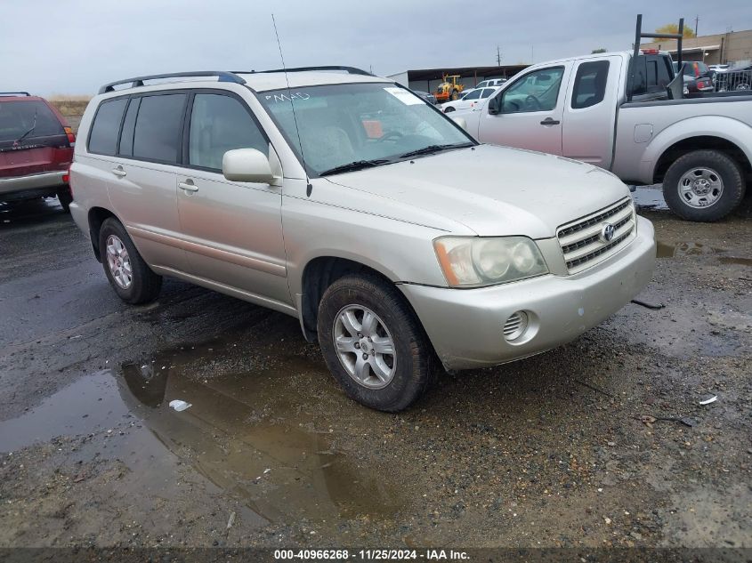 2003 TOYOTA HIGHLANDER V6 #3035092976