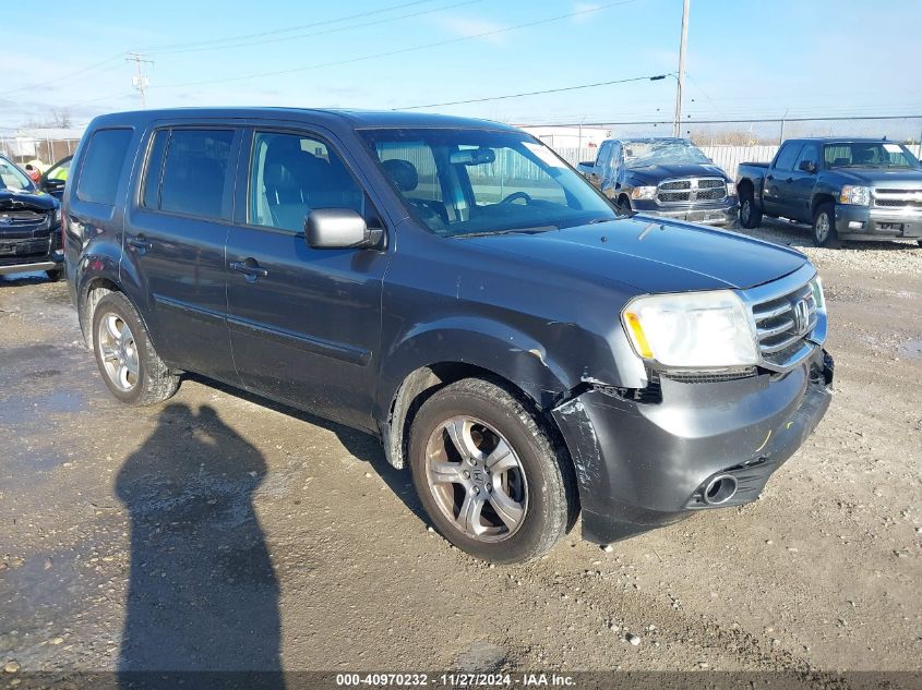 2013 HONDA PILOT EX-L #3035081724