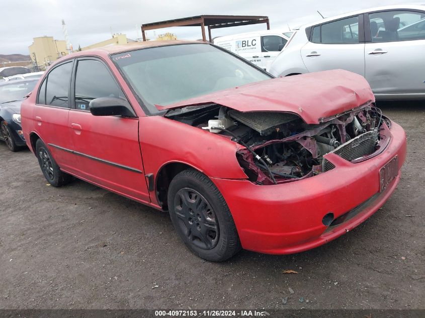 2002 HONDA CIVIC LX #3035093279