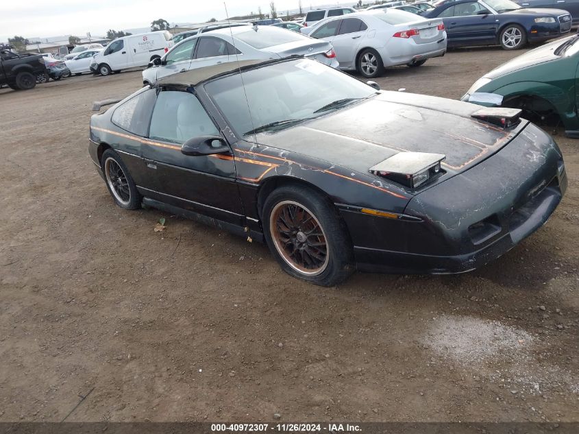 1988 PONTIAC FIERO GT #3037532104