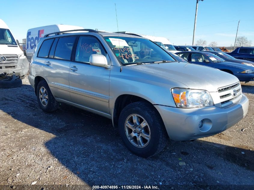 2007 TOYOTA HIGHLANDER V6 #3034052265