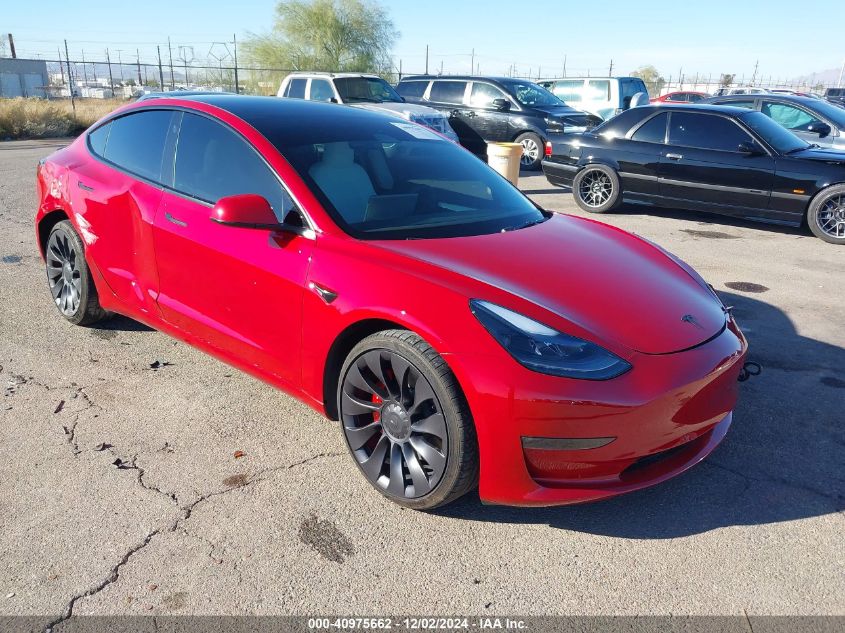 2023 TESLA MODEL 3 PERFORMANCE DUAL MOTOR ALL-WHEEL DRIVE #3035088866