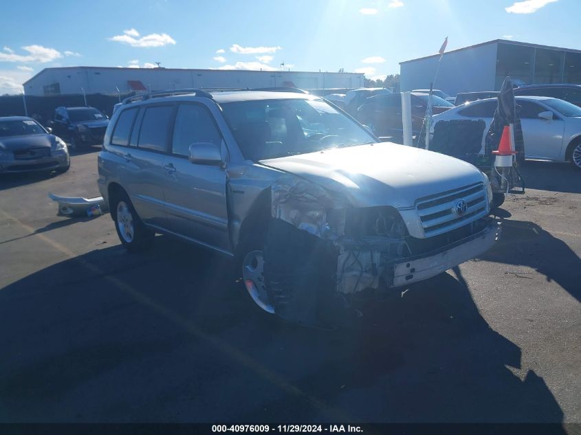 2005 TOYOTA HIGHLANDER LIMITED V6 #3034052227