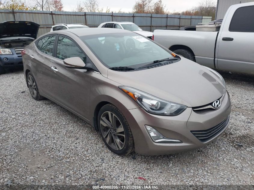 2014 HYUNDAI ELANTRA LIMITED #3034051861