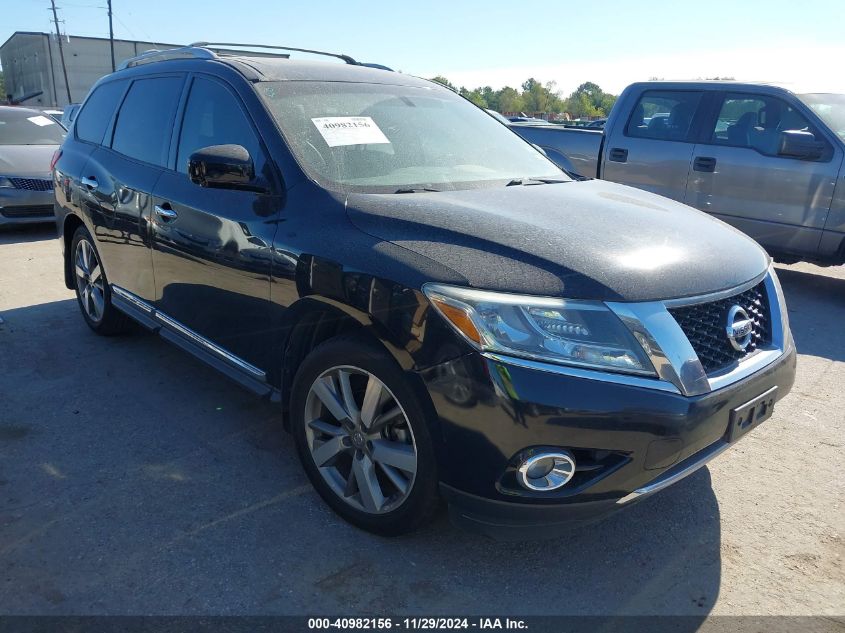 2014 NISSAN PATHFINDER PLATINUM #3035081427