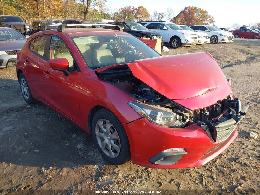 2015 MAZDA MAZDA3 I SPORT #3049469390